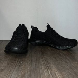 S Sport by Sketchers Women’s Charlize Sneakers, glittery black, size US 7.5